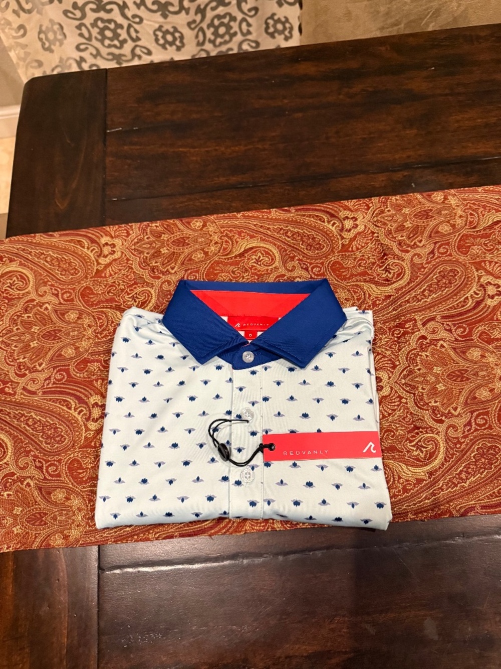 Redvanly Men’s Small Breeze Ryder Performance Polo MSRP $110